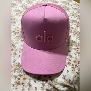 Alo Pink Trucker Hat